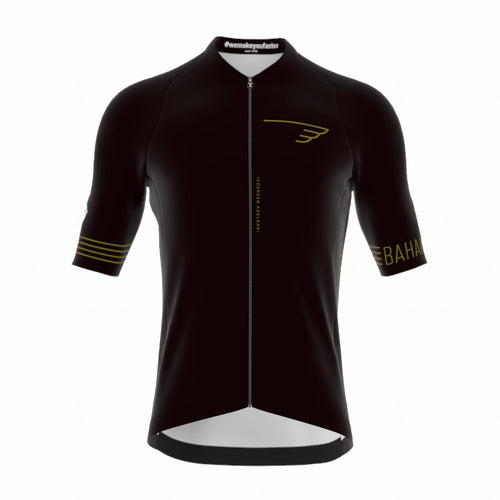 Bahamontes Fietstruitje Zwart met goud - Mannen