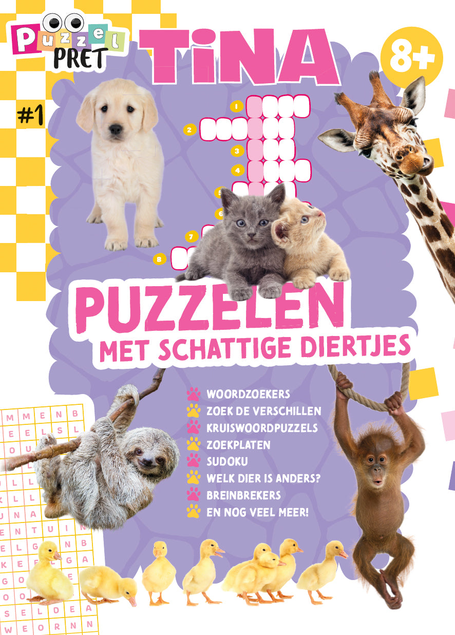 Retailpakket puzzelboeken Tina-Stoer-Meiden-Penny Editie 1/2026