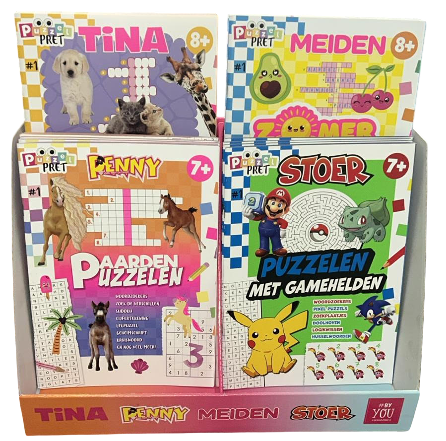 Retailpakket puzzelboeken Tina-Stoer-Meiden-Penny Editie 1/2026