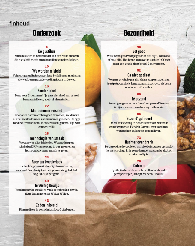 Eos Wetenschap Special 2018 - Voeding