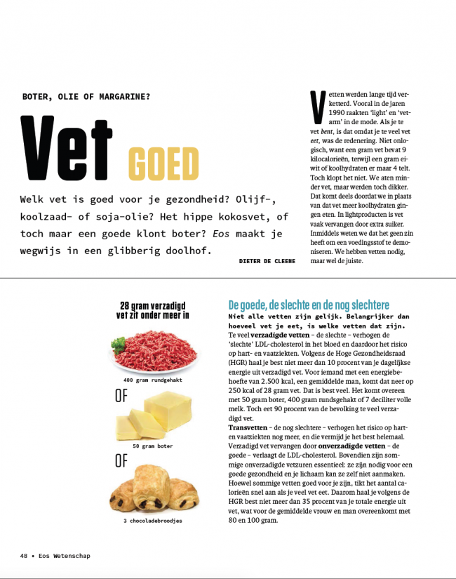 Eos Wetenschap Special 2018 - Voeding