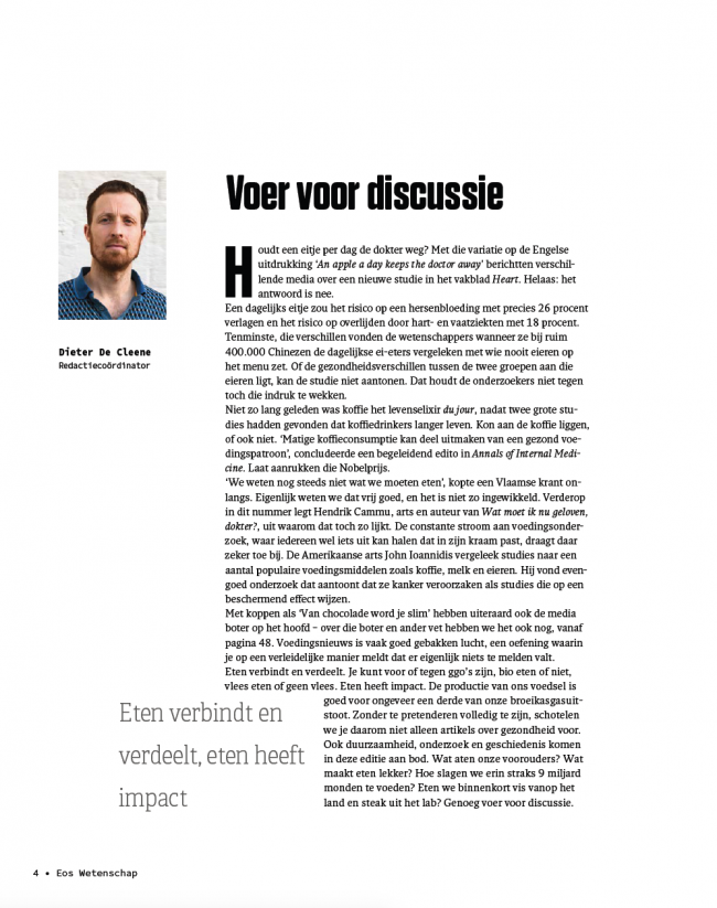 Eos Wetenschap Special 2018 - Voeding