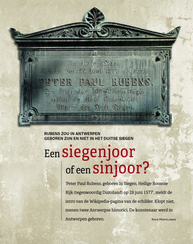 Eos Wetenschap Special 2018 - Rubens