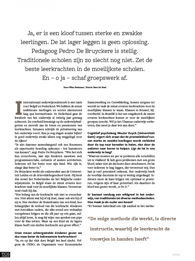 Eos Thema: Onderwijs - deel 2