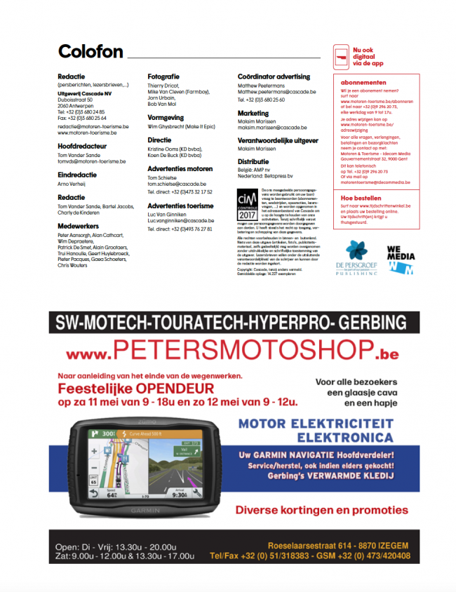 Motoren & Toerisme April 2019