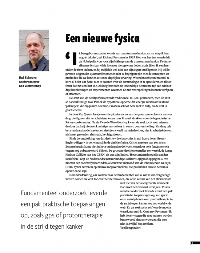 Eos Wetenschap Special 2019 - Fysica&Ruimte